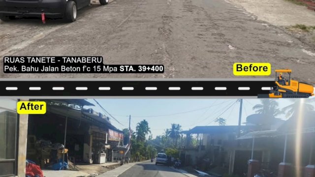 Proyek Jalan Pemprov Sulsel Masuk Fase Finishing: Median, Pedestrian, dan Drainase Mulai Ditata