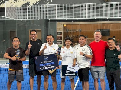 Tim Benteng Kupa Juara Men&rsquo;s Silver di Turnamen Padel RCC