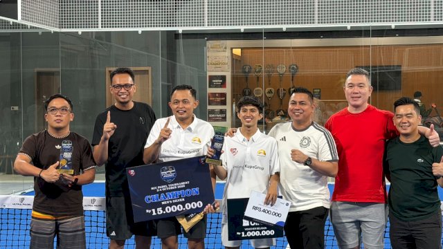 Tim Benteng Kupa Juara Men&rsquo;s Silver di Turnamen Padel RCC