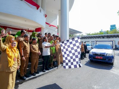 Perkuat Gizi Anak, Gubernur Sulsel Lepas Distribusi Bantuan Susu untuk 24 Kabupaten/Kota