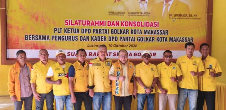 Pimpin Konsolidasi Golkar Makassar, Supriansa: Ibarat Kapal, Saya Nakhoda Menuju Musda!