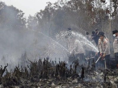 Proses Pemadaman Karhutla di Kalteng Hadapi Tantangan Serius