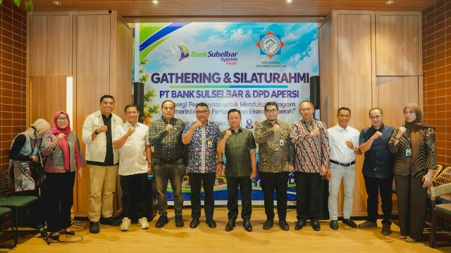 Gelar Gathering Strategis, Bank Sulselbar Syariah dan DPD APERSI Sulsel Perkuat Kemitraan