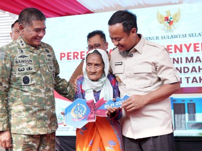 Gubernur Sulsel Hadirkan Harapan Baru bagi 40 Keluarga di Takalar Melalui Bantuan Rumah Layak Huni