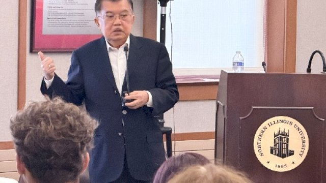JK di NIU: Demokrasi Liberal Belum Sejalan dengan Kapasitas Kepemimpinan, GBHN Kembali Digaungkan