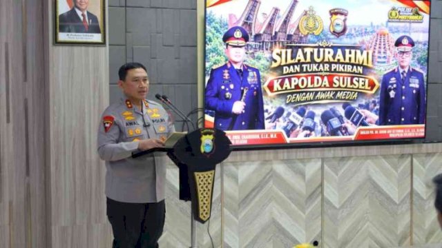 Perkuat Sinergi dan Bahas Perang Kelompok, Kapolda Sulsel Gaungkan Semangat &lsquo;EWAKO&rsquo; Bersama Insan Pers