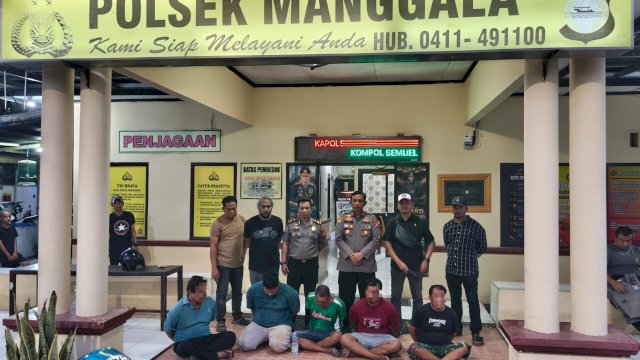 Polsek Manggala Gercep Sisir Lokasi Judi Sabung Ayam, 5 Orang Diamankan Termasuk Pembawa Badik
