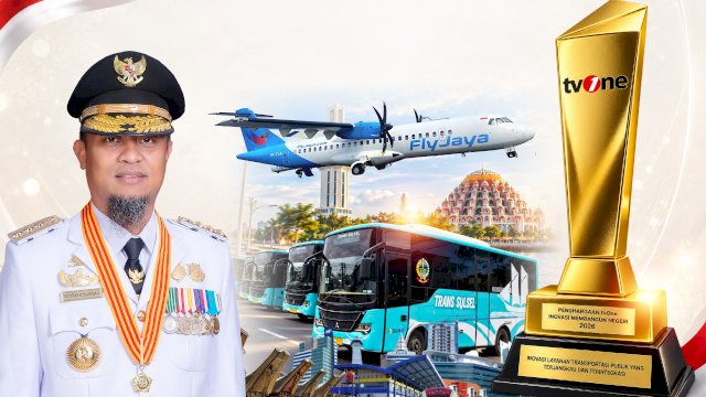 Andi Sudirman Sulaiman Terima Penghargaan Inovasi Layanan Transportasi Publik Terjangkau dan Terintegras