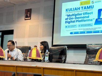 FISIP Unhas Gelar Kuliah Tamu Bersama Pimpinan Grab Indonesia, Bahas Efek Berganda Ekonomi Digital