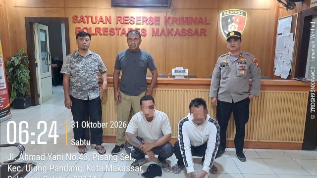 Gerak Cepat! Polsek Manggala Tangkap Dua Terduga Pelaku Pelecehan di Pekuburan Antang Makassar