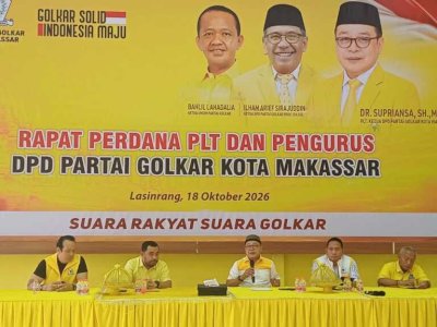 Golkar Makassar Gaspol! Panitia Musda Resmi Terbentuk, Juniar Arge & Ismail Duet Pimpin Perhelatan